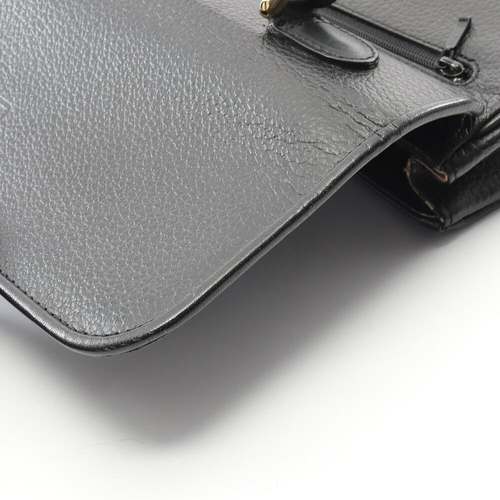 Burberry Shadow Black Horse Handbag Leather Black - Picture 8 of 9